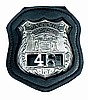 Perfect Fit Recessed Belt Clip Badge Holder w/ Velcro Closure, Over 900 Badge Cuts Available